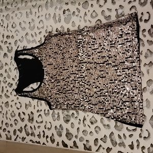 BKE sequin tank top. Size xs